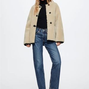 Mango Fur Jacket NWT